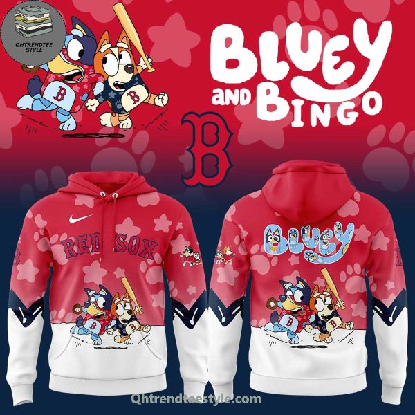 Boston Red Sox x Bluey and Bingo Night 2025 Limited Edition Hoodie