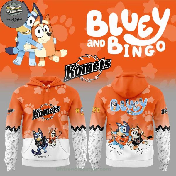 Fort Wayne Komets Bluey And Bingo 2025 Limited Edition Hoodie