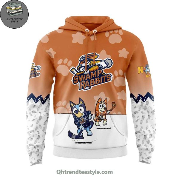 Greenville Swamp Rabbits Bluey And Bingo 2025 Limited Edition Hoodie