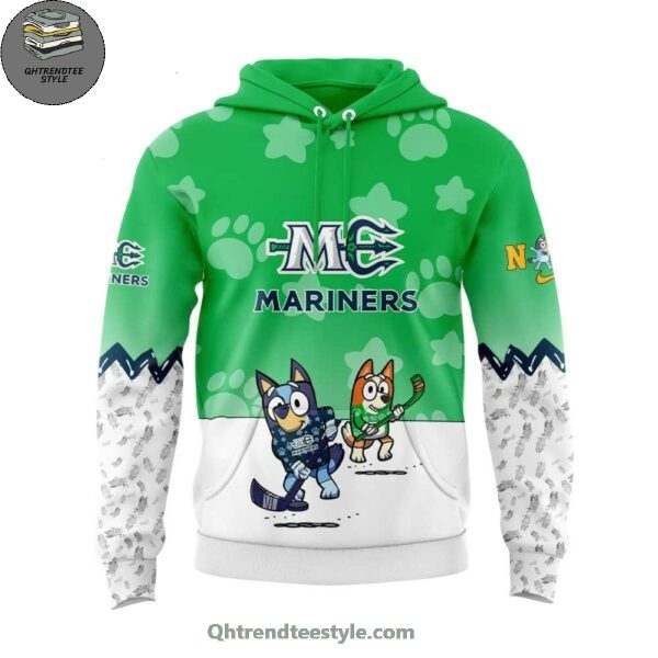 Maine Mariners Bluey And Bingo 2025 Limited Edition Hoodie