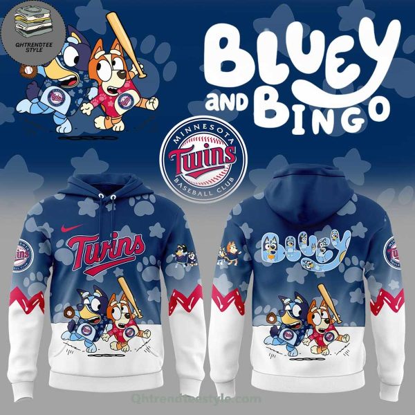 Minnesota Twins Bluey And Bingo 2025 Limited Edition Hoodie