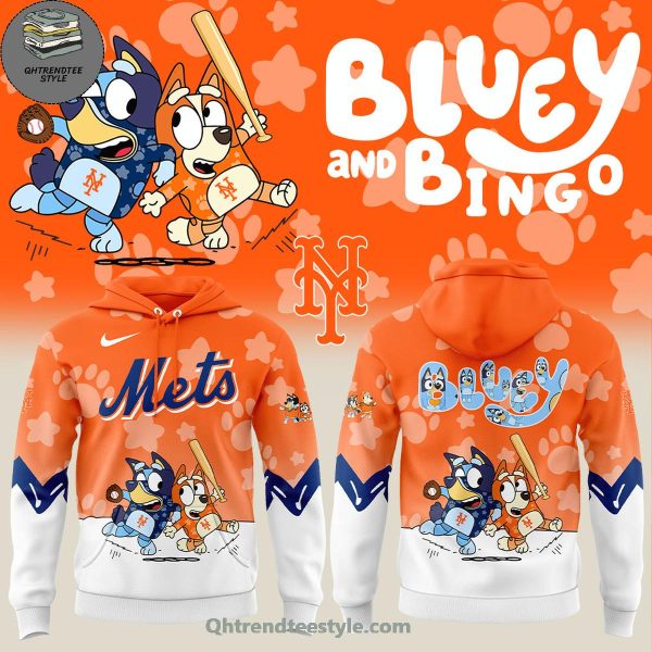 New York Mets Bluey And Bingo Night Limited Edition Hoodie