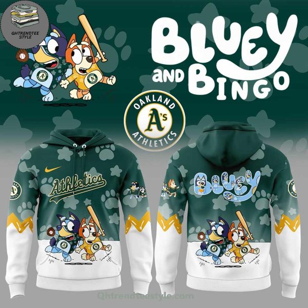 Oakland Athletics Bluey And Bingo 2025 Limited Edition Hoodie