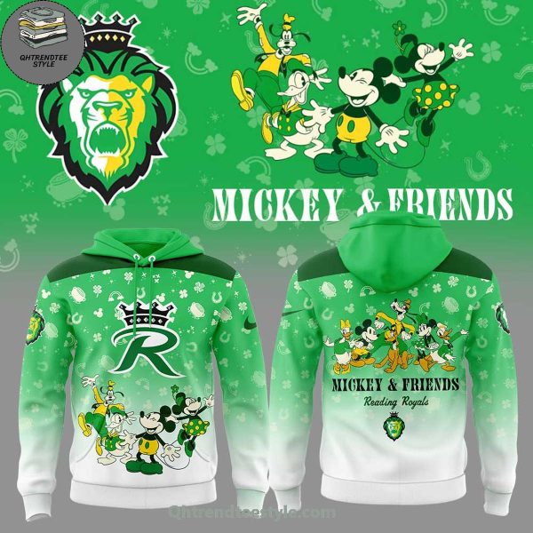 Reading Royals x Mickey & Friends Night For Fans 2025 Limited Edition Hoodie – Green