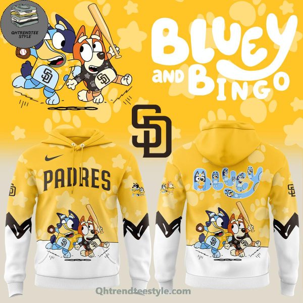 San Diego Padres Bluey And Bingo Night Limited Edition Hoodie