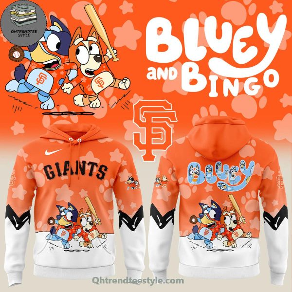 San Francisco Giants Bluey And Bingo Night Limited Edition Hoodie