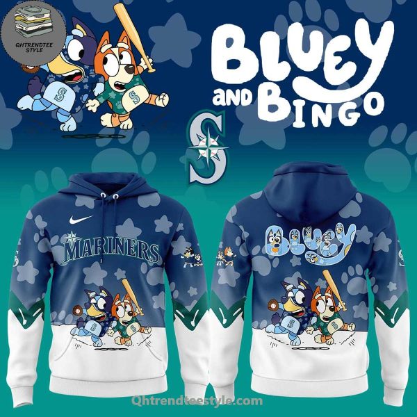 Seattle Mariners x Bluey and Bingo Night 2025 Limited Edition Hoodie