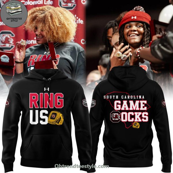 South Carolina Gamecock Women’s Basketball Ring Us Black Hoodie