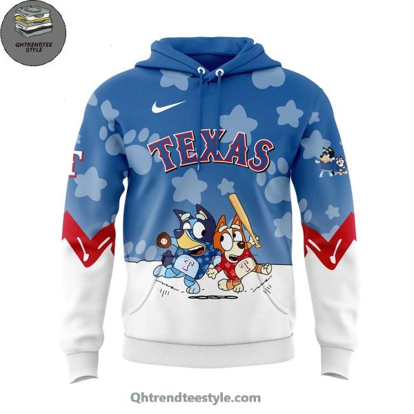 Texas Rangers x Bluey and Bingo Night 2025 Limited Edition Hoodie