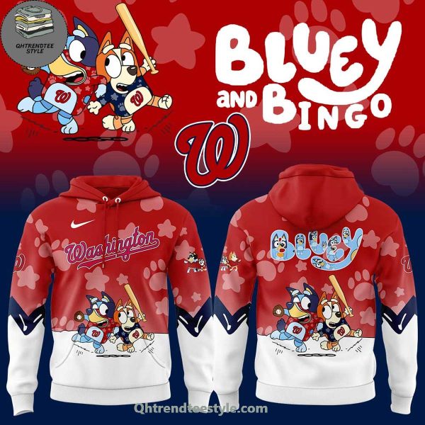 Washington Nationals x Bluey and Bingo Night 2025 Limited Edition Hoodie