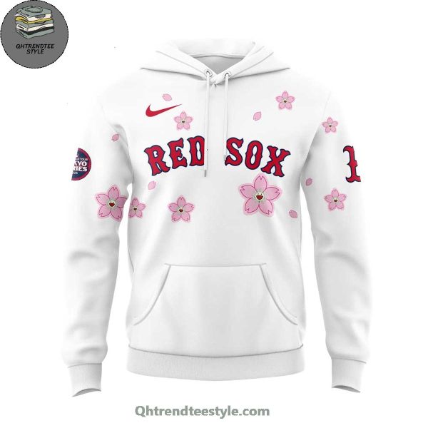 Boston Red Sox Takashi Murakami x MLB World Tour Tokyo Series For Fans White Hoodie