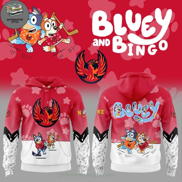 Coachella Valley Firebirds x Bluey and Bingo For Fans 2025 Hoodie