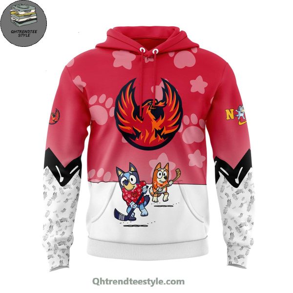 Coachella Valley Firebirds x Bluey and Bingo For Fans 2025 Hoodie