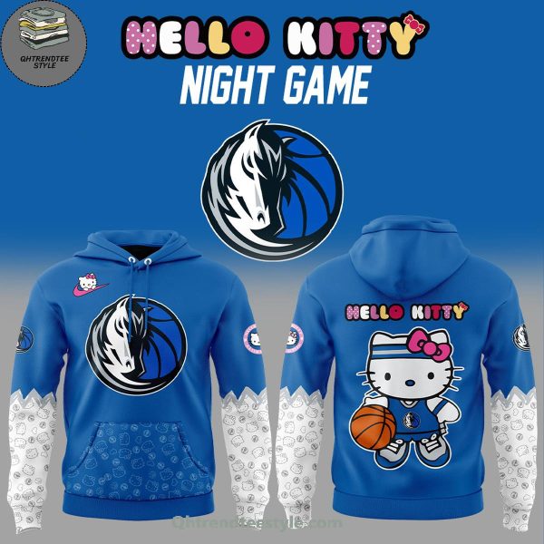 Dallas Mavericks NBA x Hello Kitty Night Game 2025 Hoodie