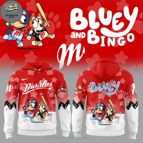 Diablos Rojos del Mexico x Bluey and Bingo Night For Fans 2025 Hoodie