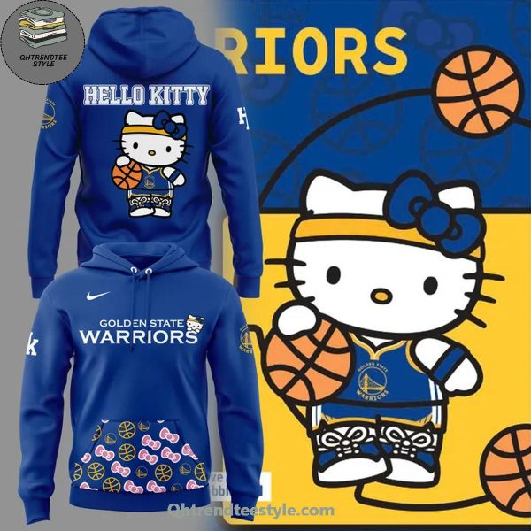 Golden State Warriors x Hello Kitty 2025 Hoodie