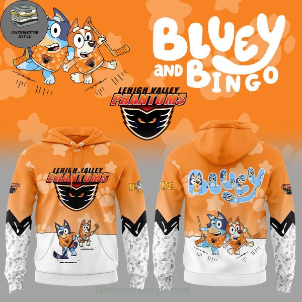 Lehigh Valley Phantoms x Bluey and Bingo For Fans 2025 Hoodie