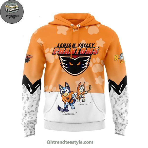 Lehigh Valley Phantoms x Bluey and Bingo For Fans 2025 Hoodie