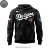 Los Angeles Dodgers MLB x Demon Slayer Kamado Nezuko Black Hoodie