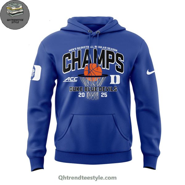 Men’s Basketball Regular Season Champions Duke Blue Devils 2025 Hoodie