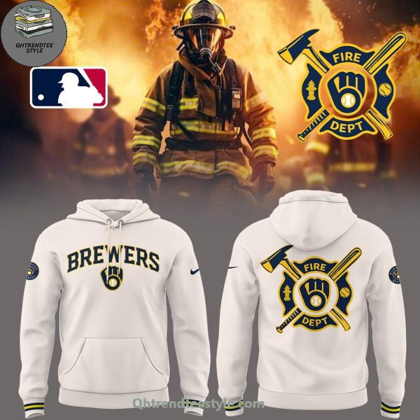 Milwaukee Brewers x Firefighter Appreciation Night 2025 Hoodie