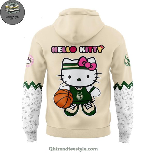 Milwaukee Bucks NBA x Hello Kitty Night Game 2025 Hoodie