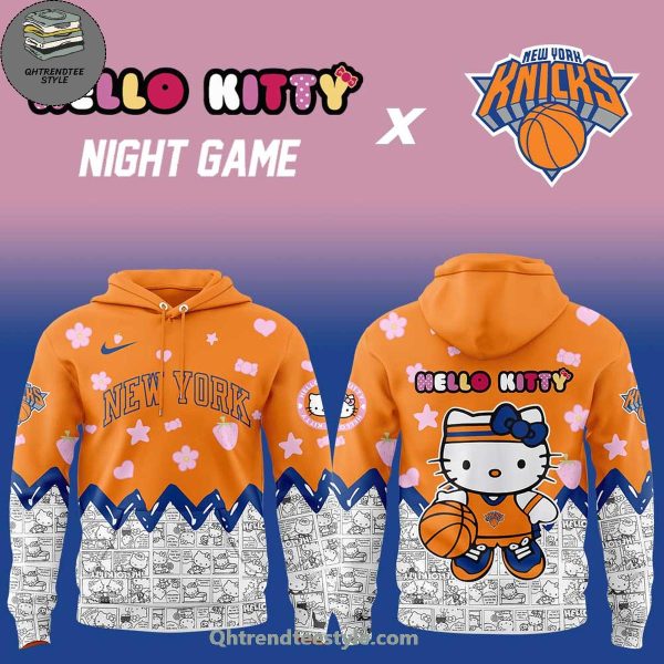 New York Knicks x Hello Kitty Night Game 2025 Hoodie