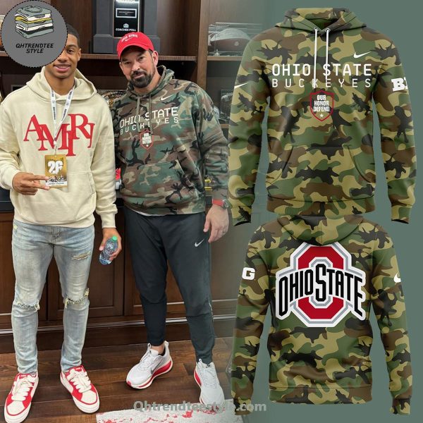 Ohio State Buckeyes x Jordan Thomas Our Honor Defend Hoodie