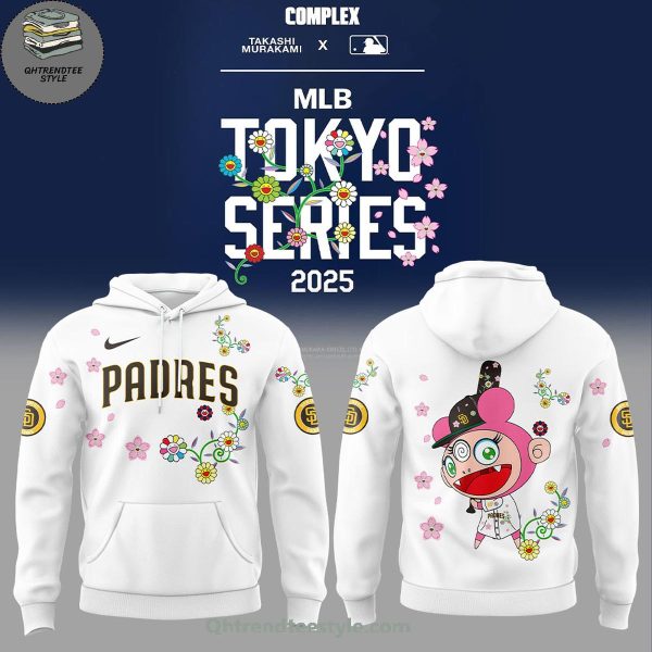 San Diego Padres MLB x Takashi Murakami World Tour Tokyo Series Mix Flower Hoodie