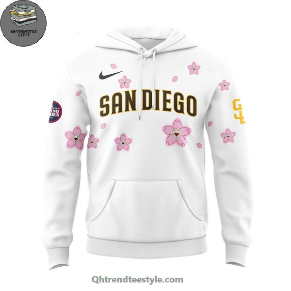 San Diego Padres Takashi Murakami x MLB World Tour Tokyo Series For Fans White Hoodie