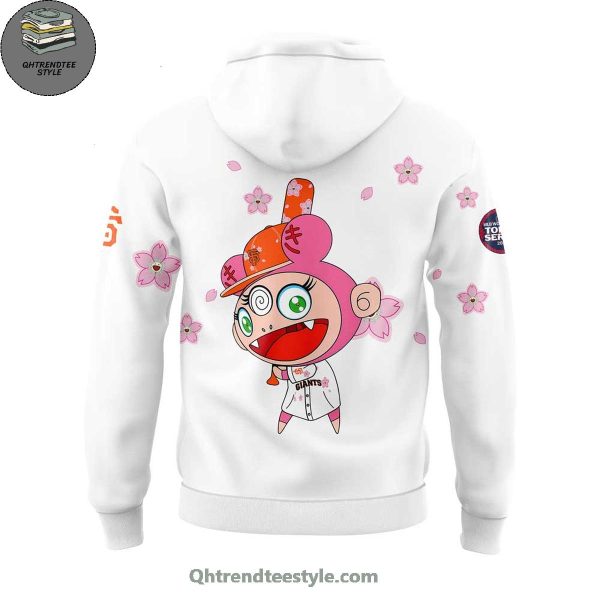 San Francisco Giants Takashi Murakami x MLB World Tour Tokyo Series For Fans White Hoodie