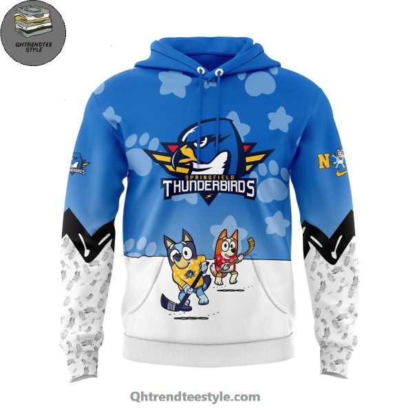 Springfield Thunderbirds x Bluey and Bingo For Fans 2025 Hoodie