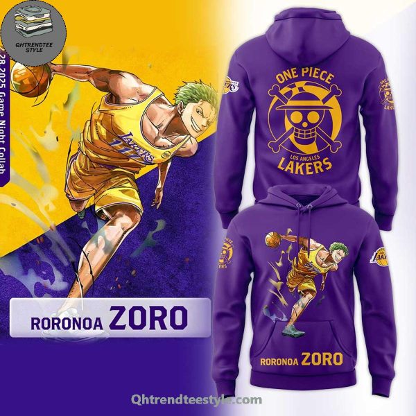 Zozo Are Joining The Los Angeles Lakers For One Piece Night Hoodie